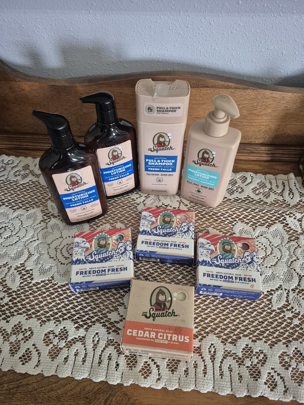 Dr. Squatch Lotion Shampoo Soap Lot